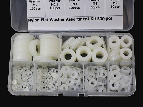 500 rondelles nylon noir - nylon,