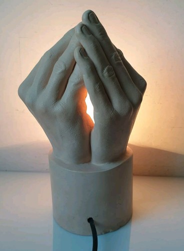 Lampe main anthropomorphe - main,