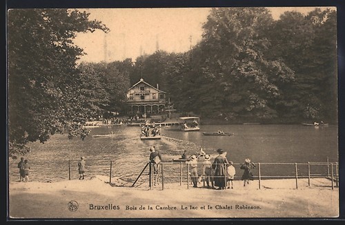 Cpa bruxelles bois la - bruxelles,,
