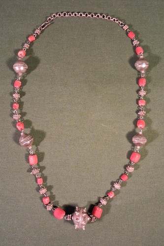 Ancien collier argent - collier,