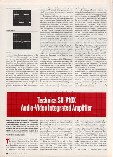 Technics v10x a v - -, a/v
