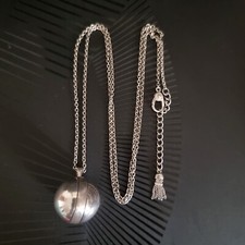 Élégant Collier Sautoir Pendentif Vintage, Argent 925, créateur américain Monet