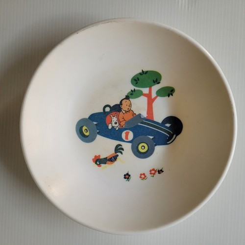 Assiette tintin milou - &,