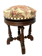 Tabouret de piano de style