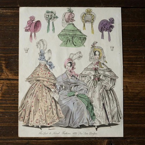 Gravure mode ancienne robe - gravure,