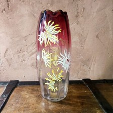 Vase Legras verre émaillé