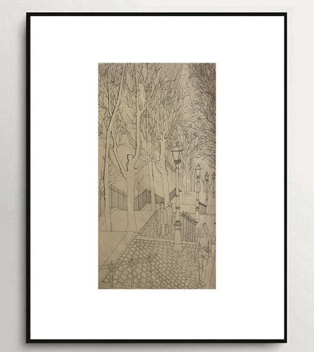 Vue montee des escaliers - de,