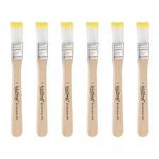 6pcs Pinceaux A Plat Et A