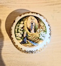 Boîte à Bijoux en Porcelaine de Limoges, Seignolles, Jamet - Souvenir de Lourdes