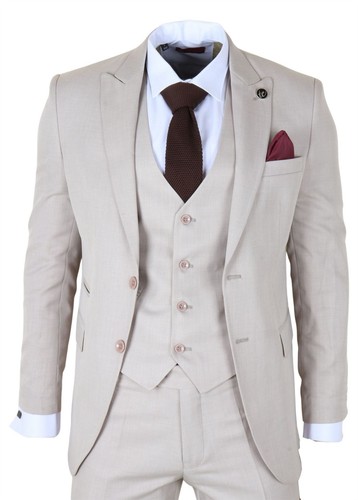 Costume pour homme crème - pour,