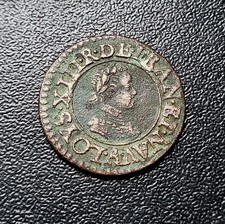 C0501 : Denier Tournois Louis XIII 1616 A Paris