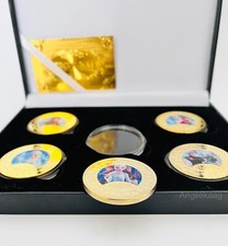 Reine des Neiges The Glace Princesse Elsa, Anna, Kristoff, Olaf, Sven Plaqué Or