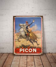 Plaque métal vintage Picon
