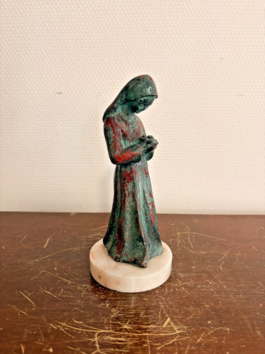 Ancien sculpture statue femme - sculpture,