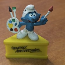 SCHTROUMPF SUR SOCLE " HEUREUX