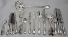 Christofle Marly, ménagère set de 31 pièces avec couteaux pour 6 personnes.