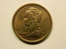 Monnaie, Madagascar, 2 Francs