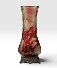 Baccarat vase art nouveau à