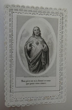 Image pieuse canivet dentelle mon pere ne m'a donné ce coeur que pour vous aimer