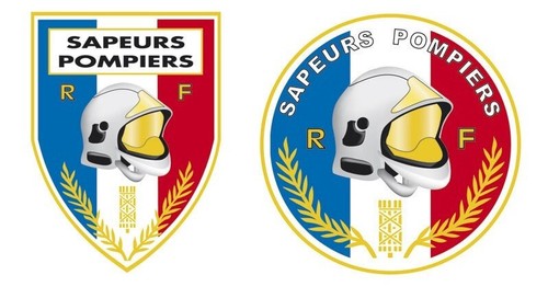 Lot autocollants sapeurs - de,