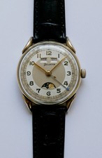 Montre Helvetia Triple Date Phase de Lune, Valjoux Cal. 90 (Valjoux Basical. 23)