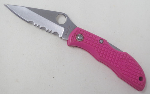 Pink gen spyderco ladybug - 1,