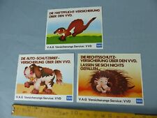 Lot de 3 autocollants V.A.G VW