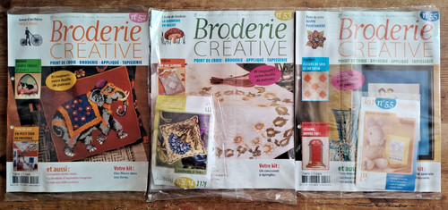 Lot magazines broderie - lot,
