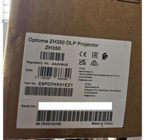 Videoprojecteur optoma zh350 - videoprojecteur,