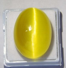 Cabochon ovale oeil de chat