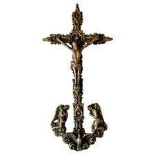 Crucifix En Bronze Anges Et