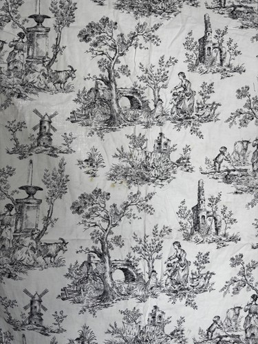 Tissu dessus lit - tissu,