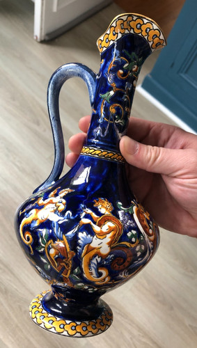 Gien pichet faïence - gien, décor