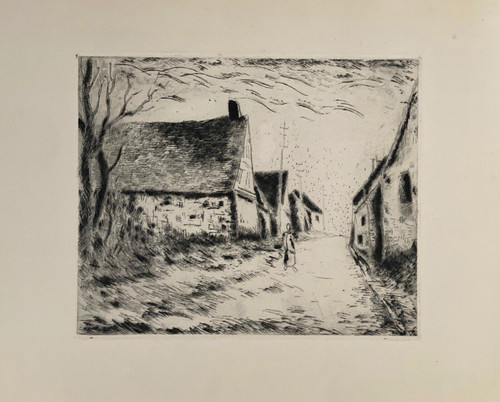 Maurice vlaminck gravure - maurice,
