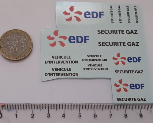 Décalcomanie edf gdf 24 - edf, 1/24