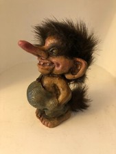 ⭕ superbe statuette figurine troll vintage made in Norway / Norvège 2