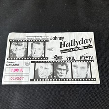 TICKET BILLET CONCERT - JOHNNY