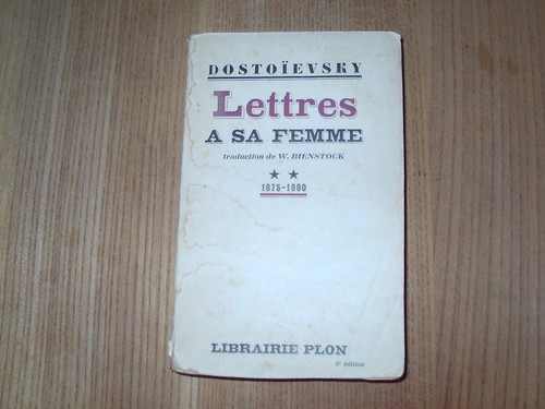 Livre dostoievsky lettres - de,