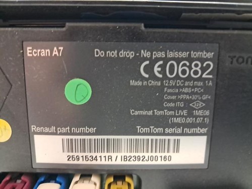 Ecran gps renault - megane, 3