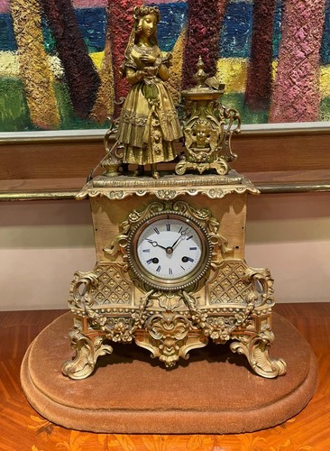 Pendule cheminée style - pendule, cheminÉe.