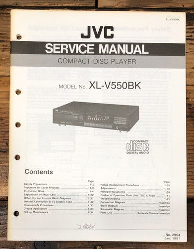 Jvc v550 cd player - jvc,