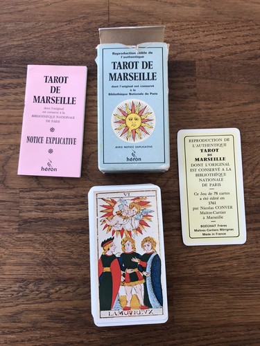 Tarot marseille héron made - tarot,