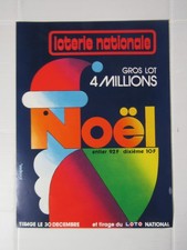 AFFICHE LOTERIE NATIONALE