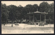 CPA Loches, le Jardin public