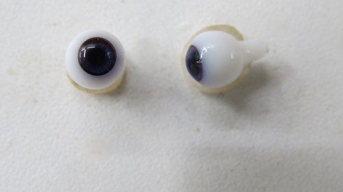 Yeux poupée ancienne noir - yeux,