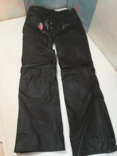 Pantalon moto cuir - pantalon, en