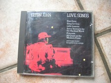CD audio ELTON JOHN LOVE SONGS