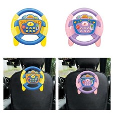 Volant simulé pour enfants, jouet électrique, volant musical, jouet sonore