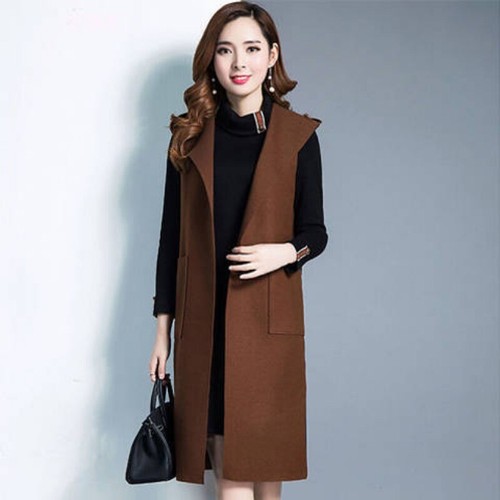 Femme manteau capuche gilet - manteau,