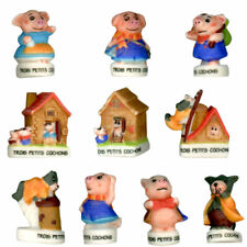 2005 LES TROIS PETITS COCHONS 3D FEVE CERAMIQUE MAT au choix